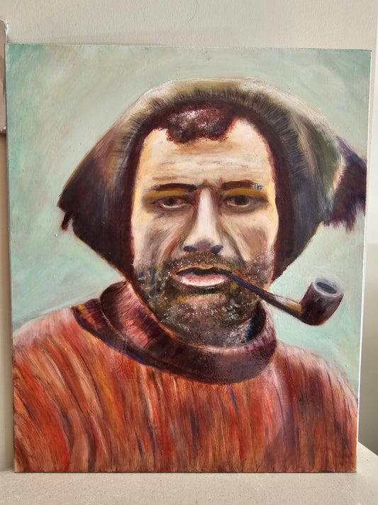 Tom Crean - Irish Antarctic Explorer, Giclée print 14 1/4" x 11 3/4"